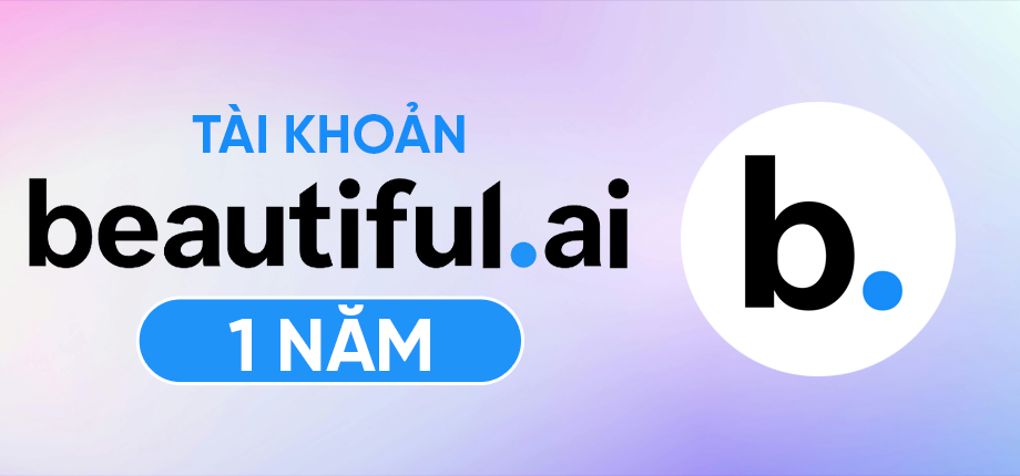 Beautiful.ai Edu 1 năm - Tài khoản